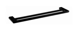 Luxe Edge Double Towel Rail